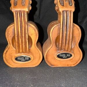 Grand Ole Opry Guitar Salt & Pepper Shakers ~ Vintage